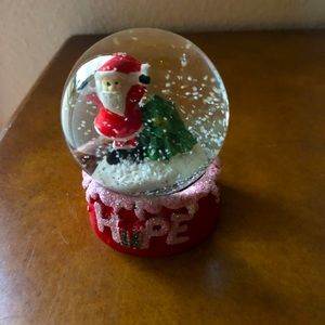 Vintage Santa Snow Globe